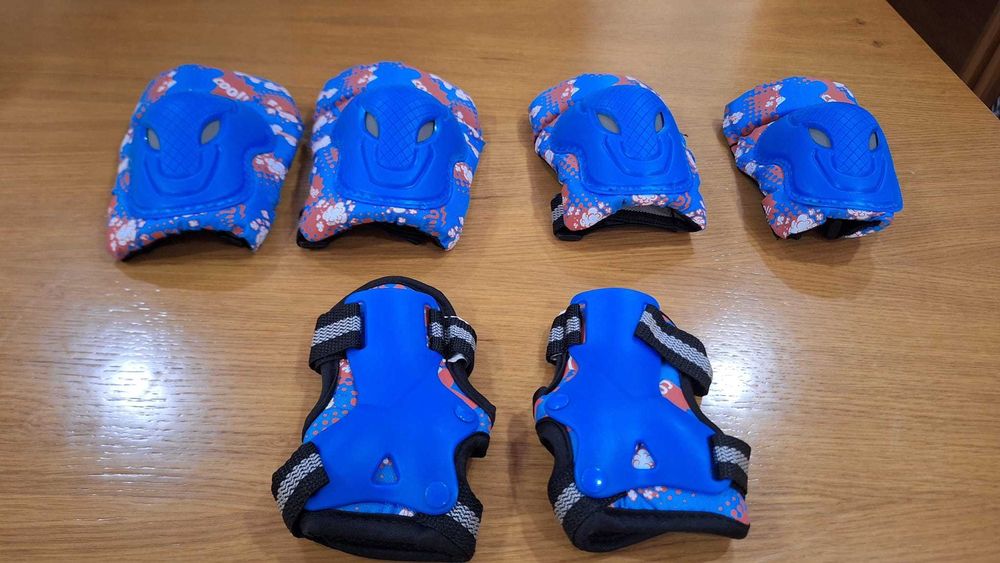 Conjunto Patins Extensíveis (31-35) Azuis Menino