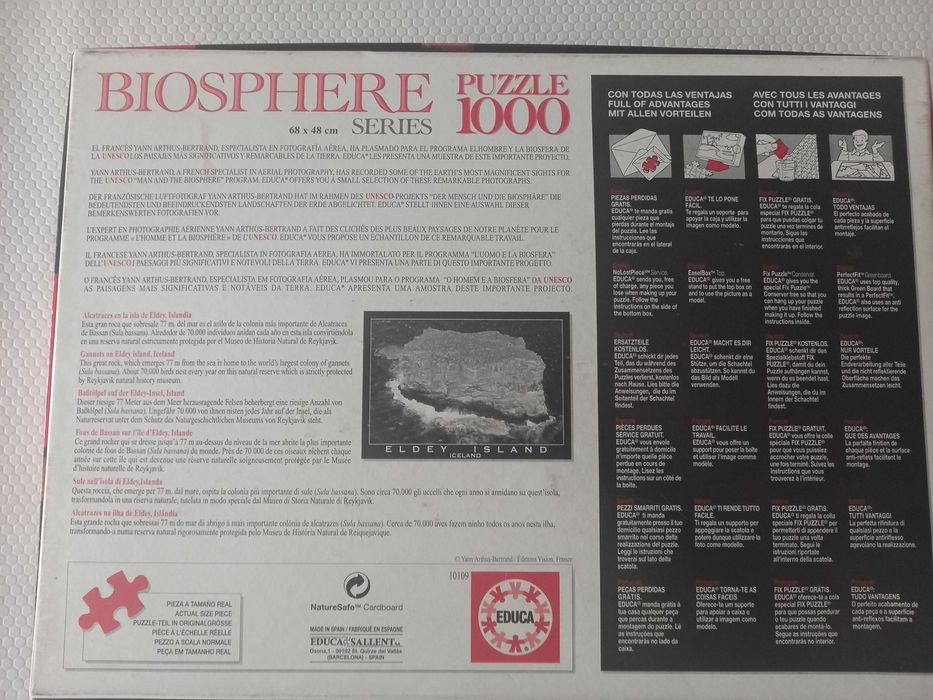 Puzzle 1000 Peças - Educa (Portes incluídos)