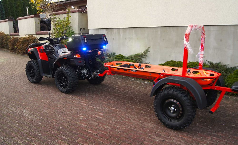 QUAD CFmoto Kymco QJmotor dla Straży Pożarnej Ratowniczy PSP OSP WOPR