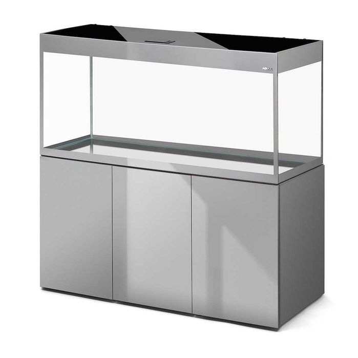 Aquael Zestaw DROP GLOSSY ST 120 D&N Szary + Szafka