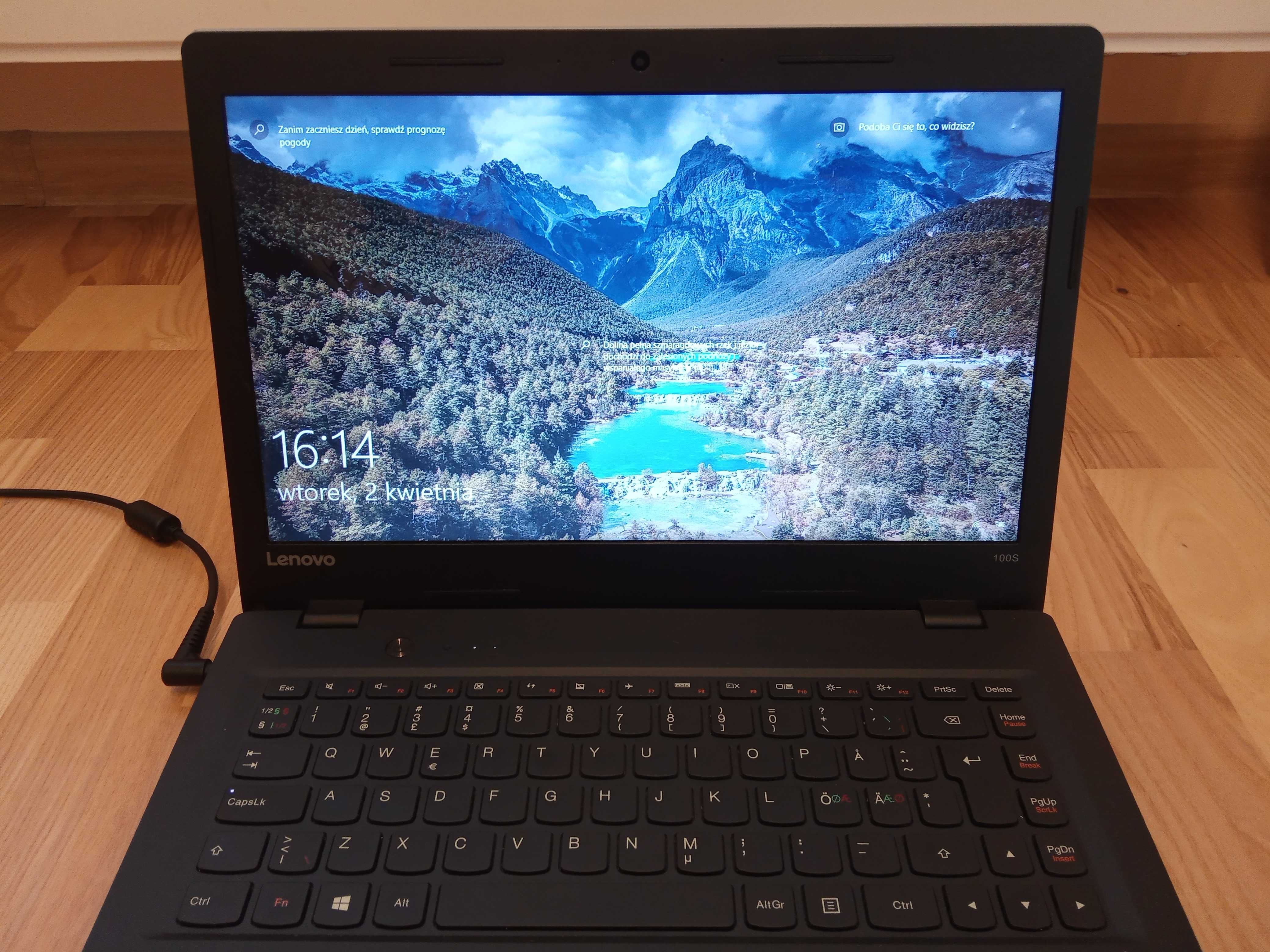 Laptop Lenovo IdeaPad 100S-14 cali, bateria Win 10 sprawny 100%