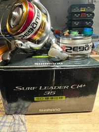 carreto de pesca Shimano SURF LEADER Ci4+