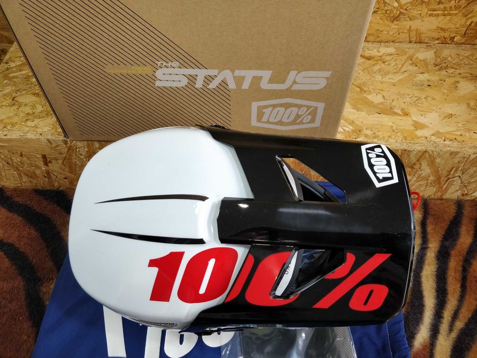 Велошлем велофул 100% Status фулфейс шолом 100 Percent Новий