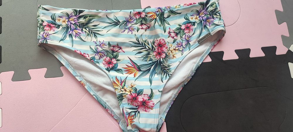 Komplet bikini hawajski print 80B+ L