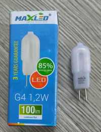 Żarówka LED G4 1,2 W 12 V biała ciepła