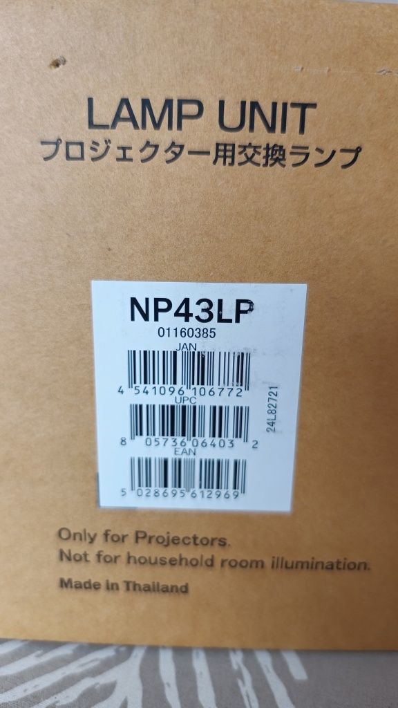 Lampa z modułem do projektorów NEC NP43LP