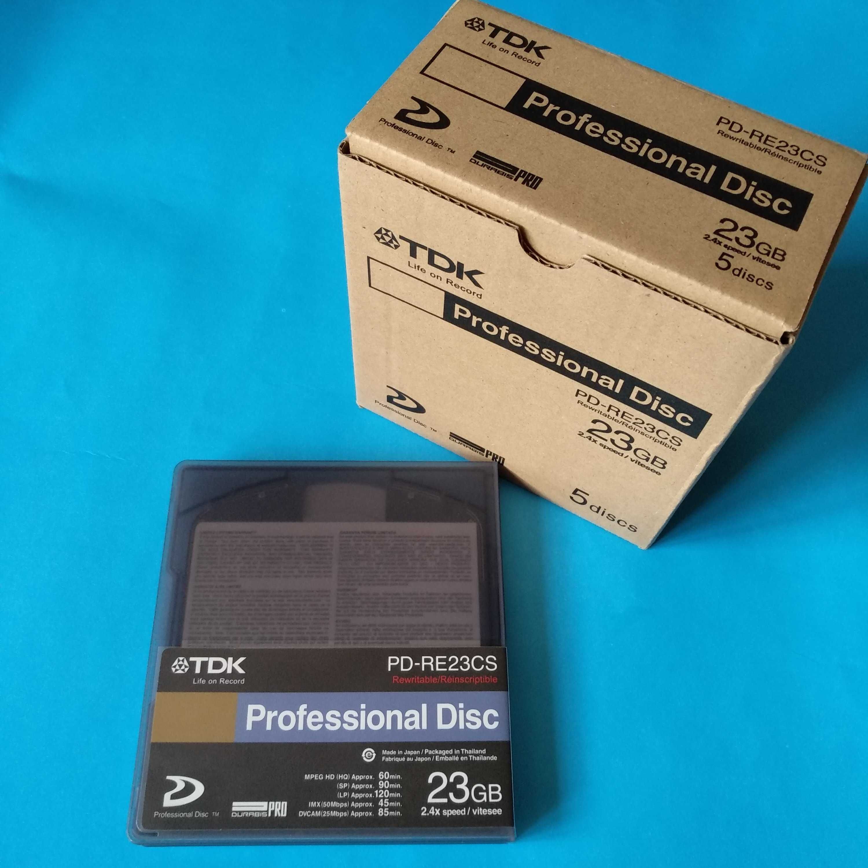 Profesjonalny dysk 23 GB Sony PD- RE23CS do kamer i zestawów  XDcam.