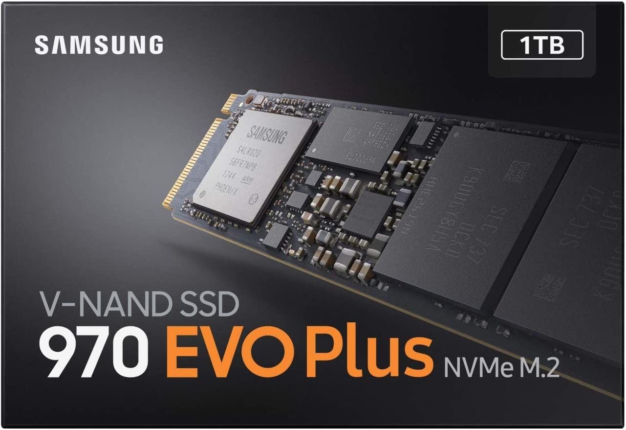 Disco SSD Samsung 970 EVO Plus 1 TB M.2 NVMe 3500 MB/s GARANTIA: 2026