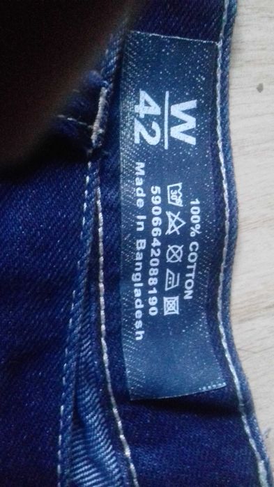 Spodnie damskie -wysoki stan  jeans  używane