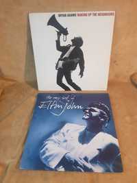 Discos de vinil - Bryan Adams e Elton John