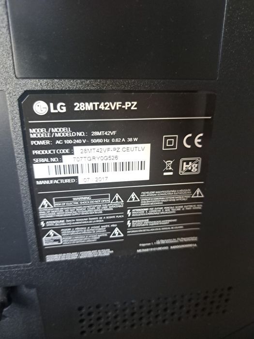 Televisão LG 28'' - Modelo 28MT42VF-PZ