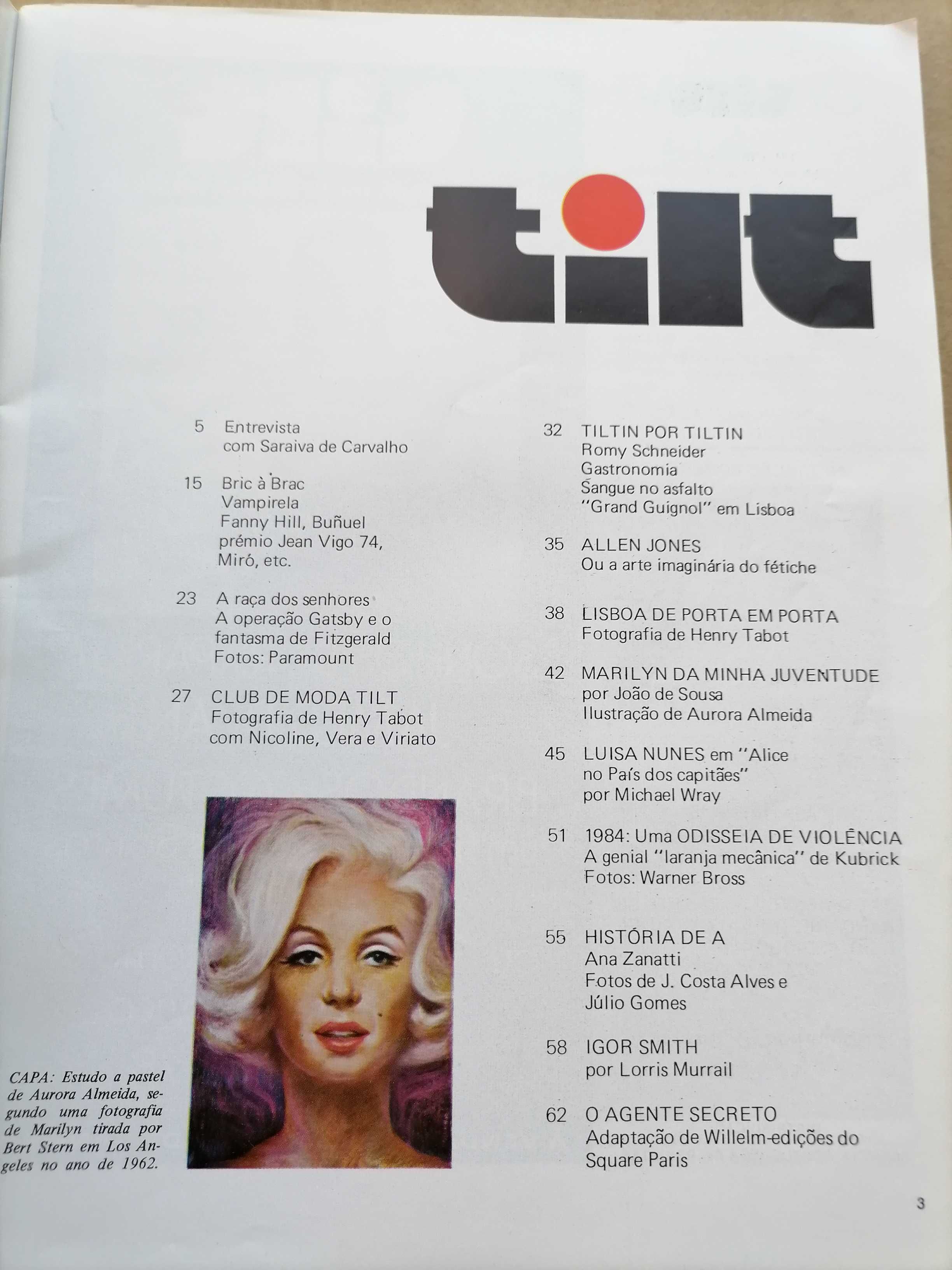 Revista TILT Nº1 -Dez.1974 Grande Entrevista OTELO Saraiva de Carvalho