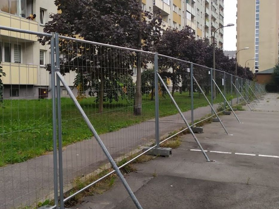 Ogrodzenie budowlane ażurowe - standardowy - Poznań i okolica