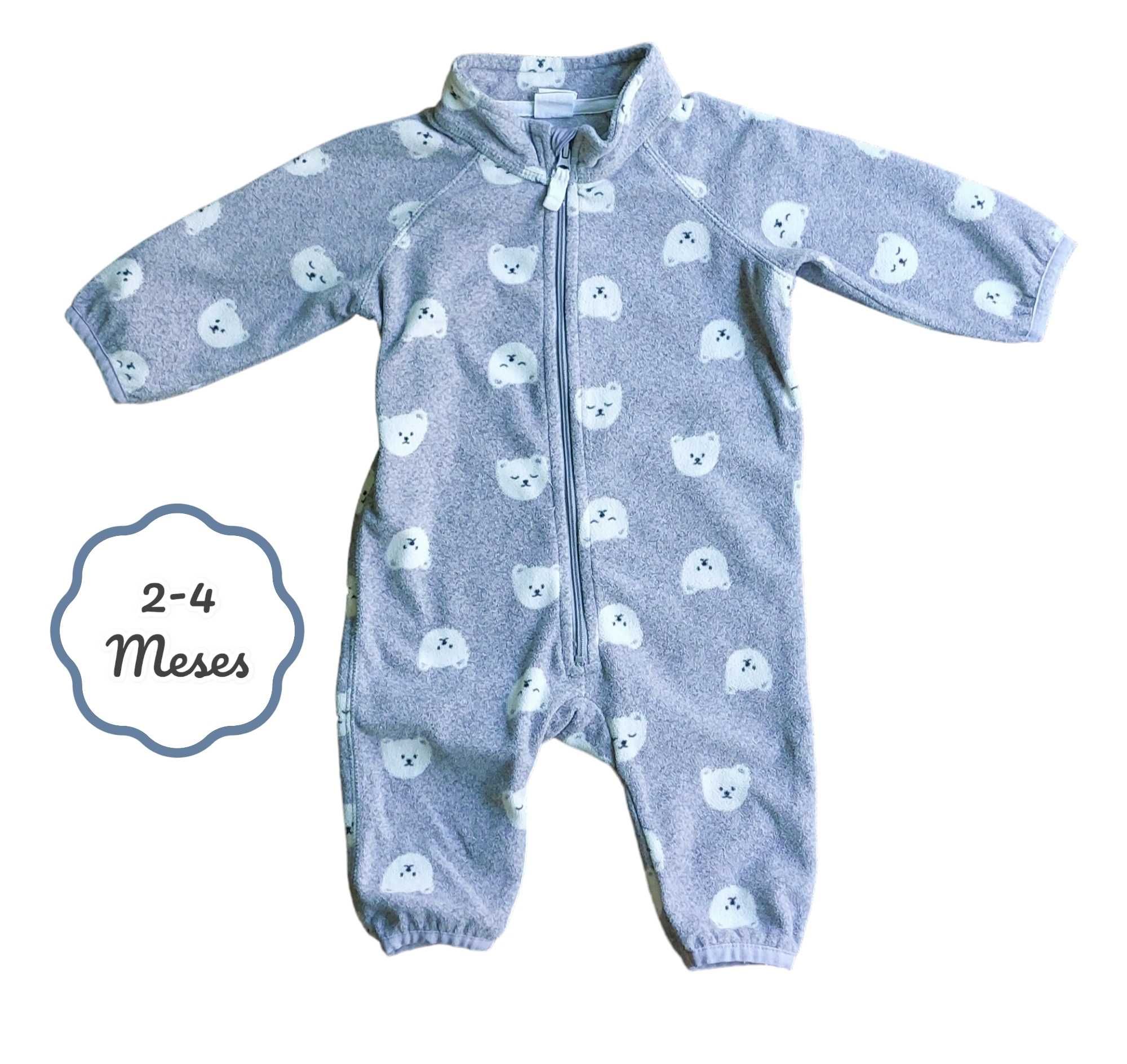 Babygrow Cinzento H&M 2-4 meses