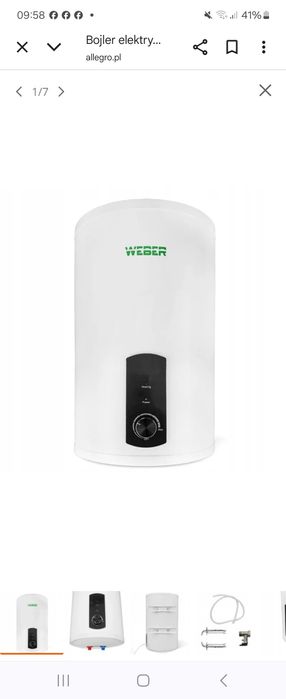 Bojler elektryczny do wody