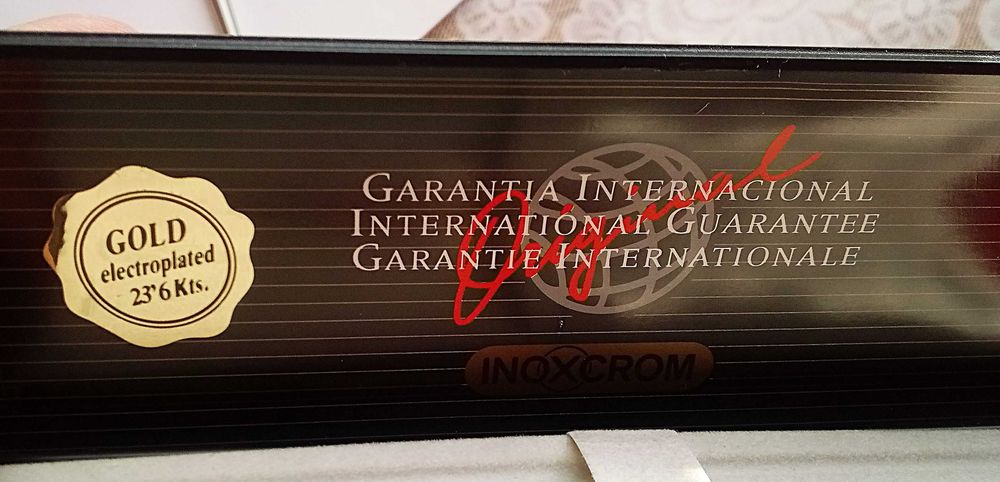 Pióro Inoxcrom Gold electroplated