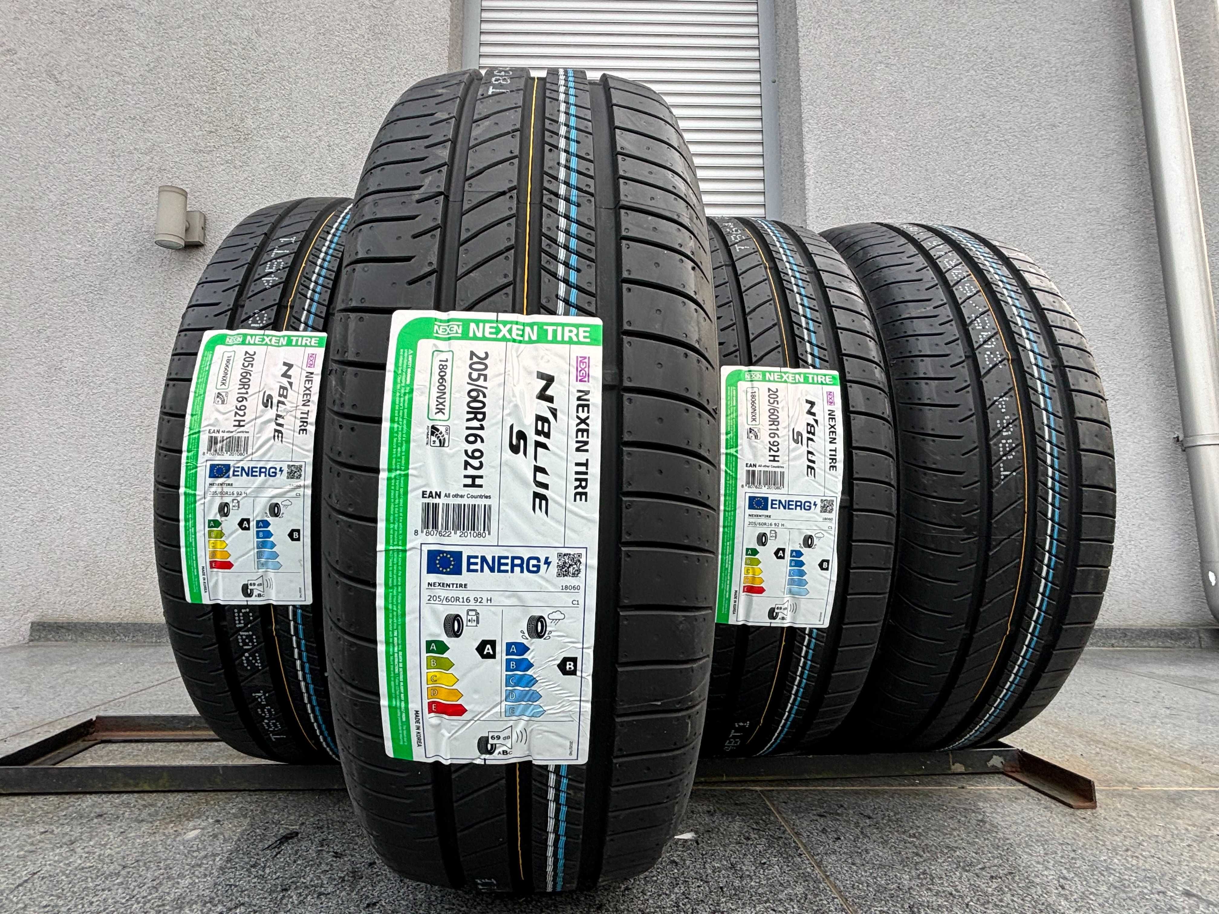 Letnia 205/60R16 Nexen Nblue 92H parametry A,B,69db Prosto z fabryki!