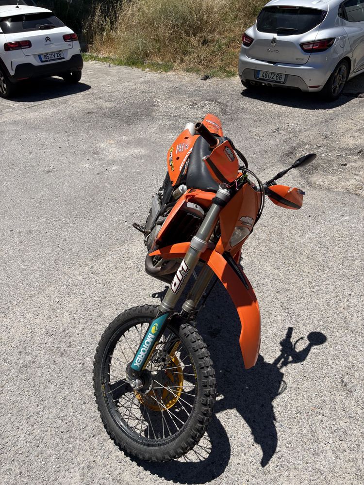 KTM 450 EXC - otimo estado -oferta capacete, kit limpeza, suporte………..