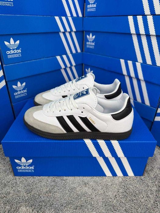 !ТОП! Adidas Samba OG Originals White Black 37 38 39 40 41 42 43 44 45