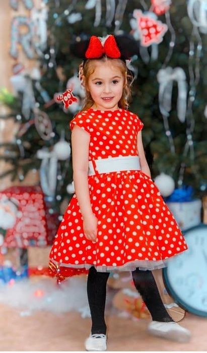 Сукня пишна для дівчинки 5 років, костюм міні-мауз