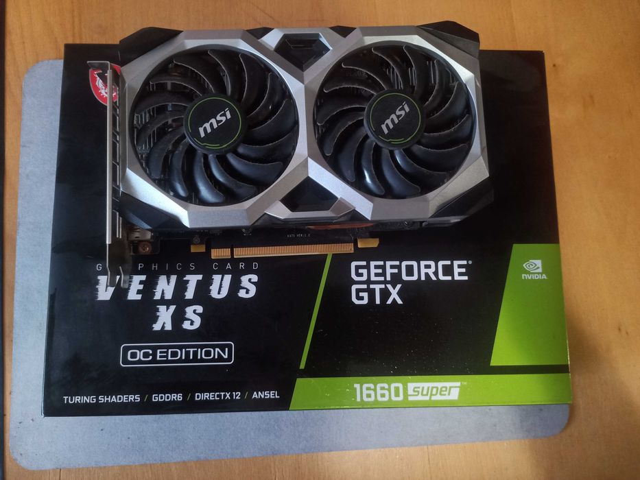 Відеокарта MSI GeForce GTX 1660 SUPER VENTUS XS OC 6144MB б/в робоча