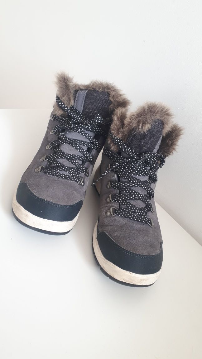 damskie buty zimowe r. 39 turystyczne quechua sh500xwarm, wkladka 24.5