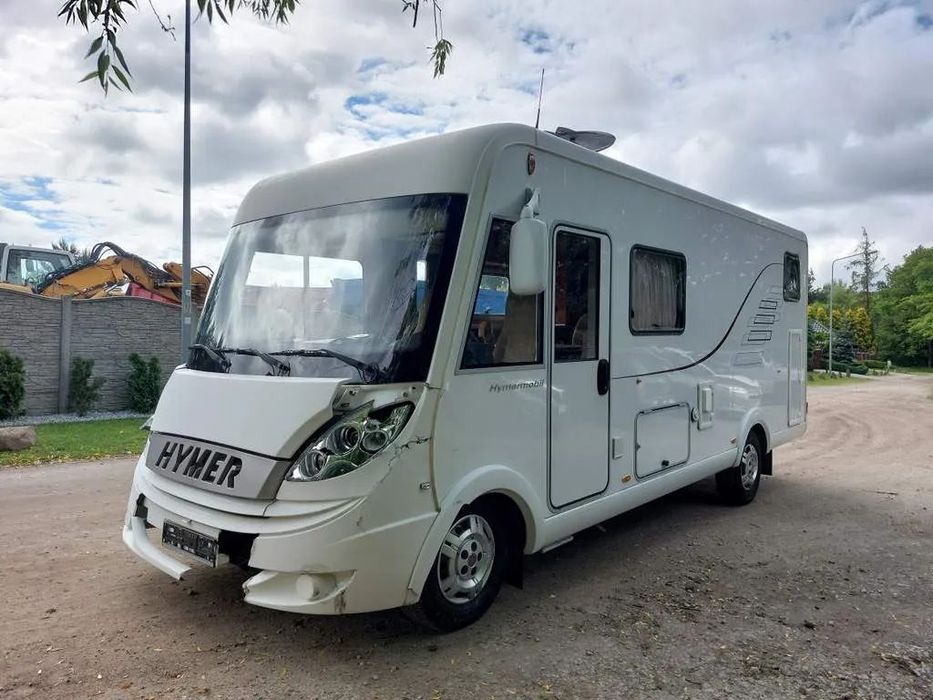 Fiat Ducato HYMER B 578  Niski PRZEBIEG 86 tys km HYDRAULICZNE stopy poziomujące Klimatyzacja