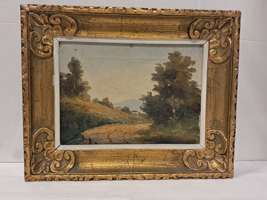 Quadro a óleo antigo