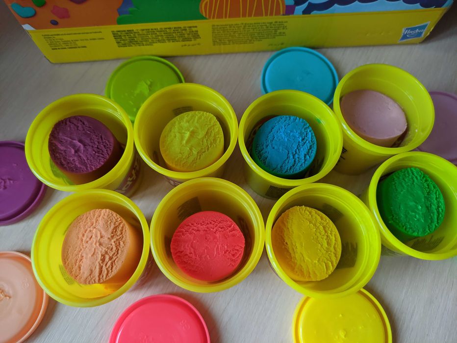 Безпечний пластилін 8 кольорів м'який кольоровий пластилін