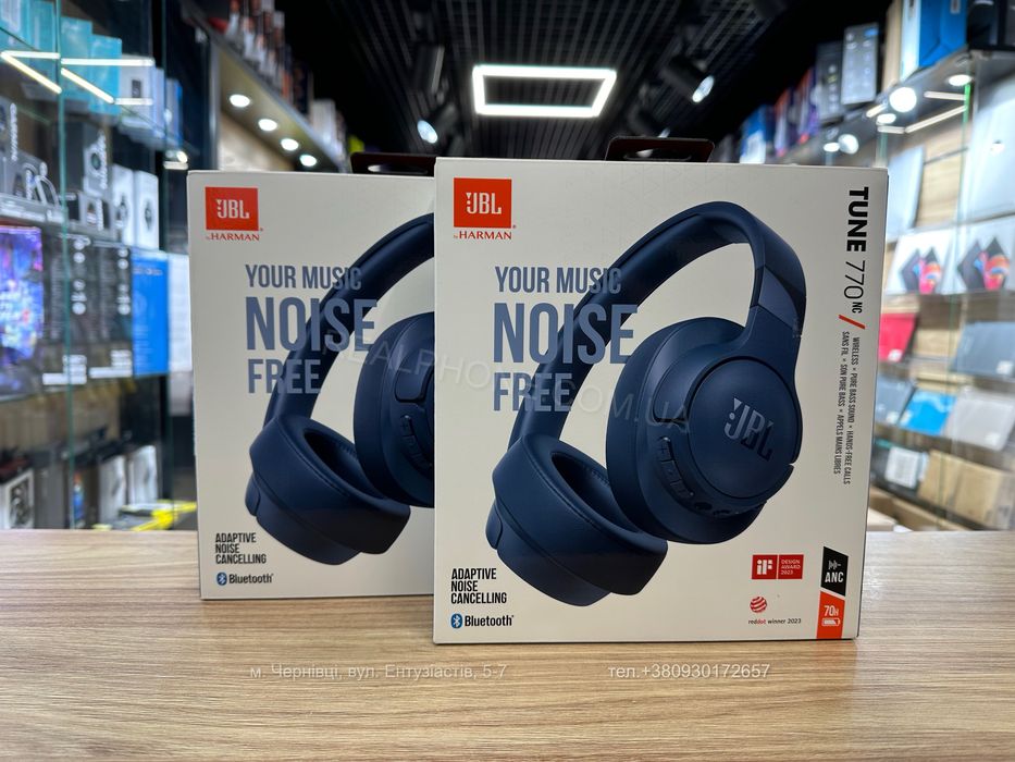 Навушники JBL Tune 770NC Blue (JBLT770NCBLU)