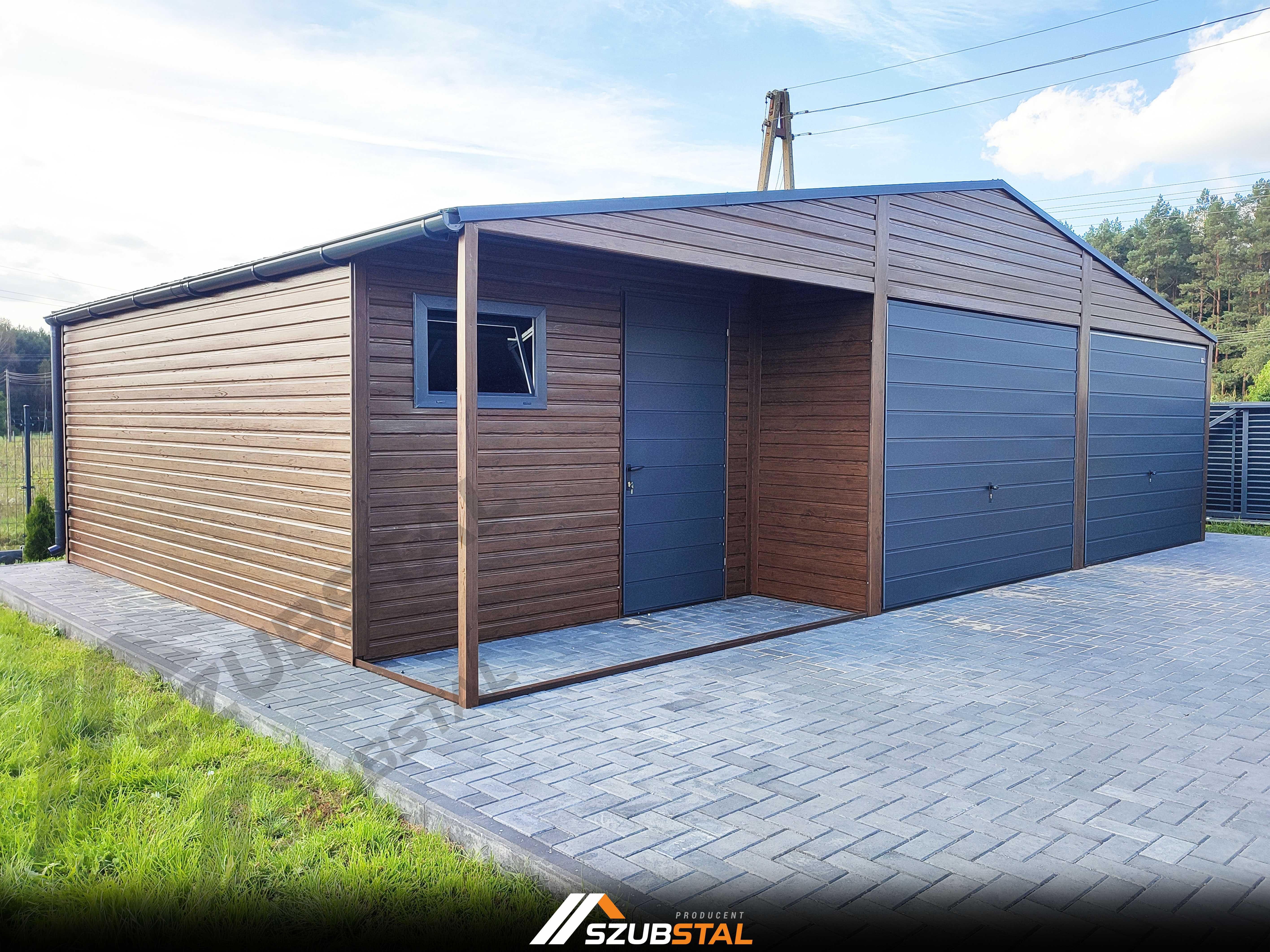 Garaż blaszany 4x5 4x6 6x5 6x5,80 6x6 8x6 9x5 9x6 PRODUCENT Premium