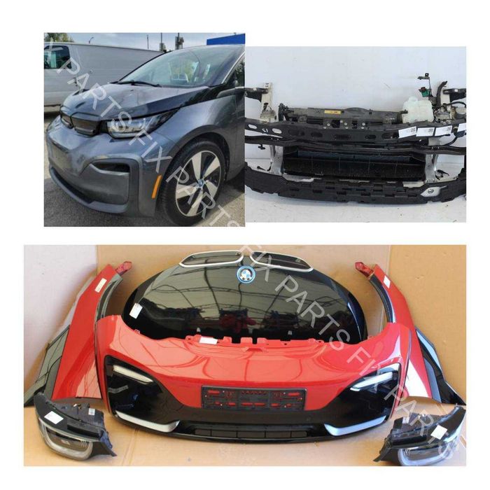 Двері BMW i3 I01 оригінал + капот, крила, бампер, фари, скло