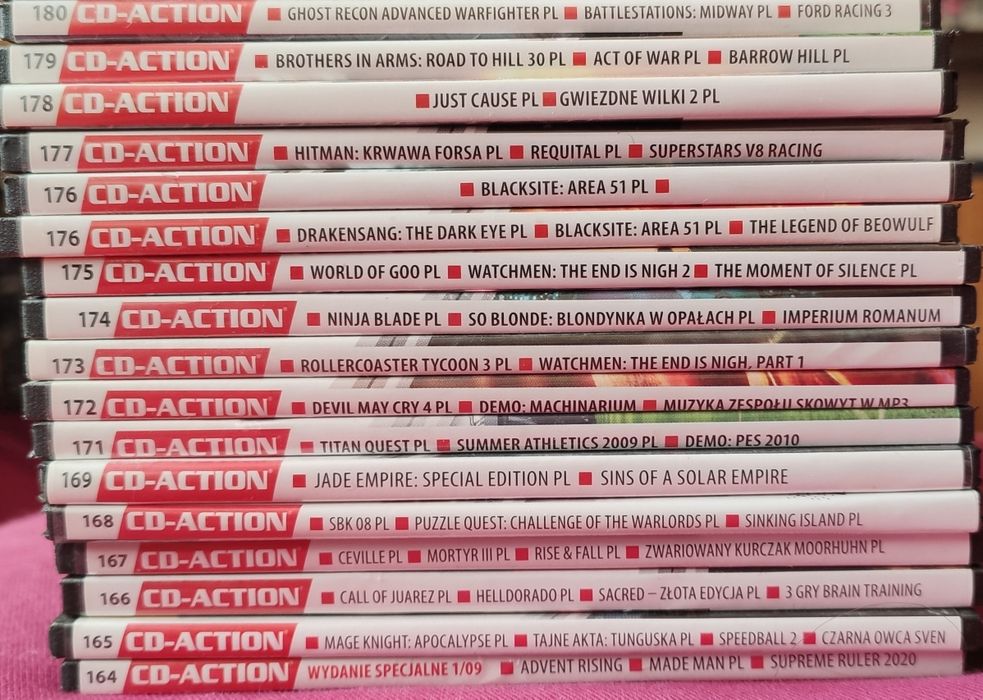 CD Action płyty z grami na sztuki