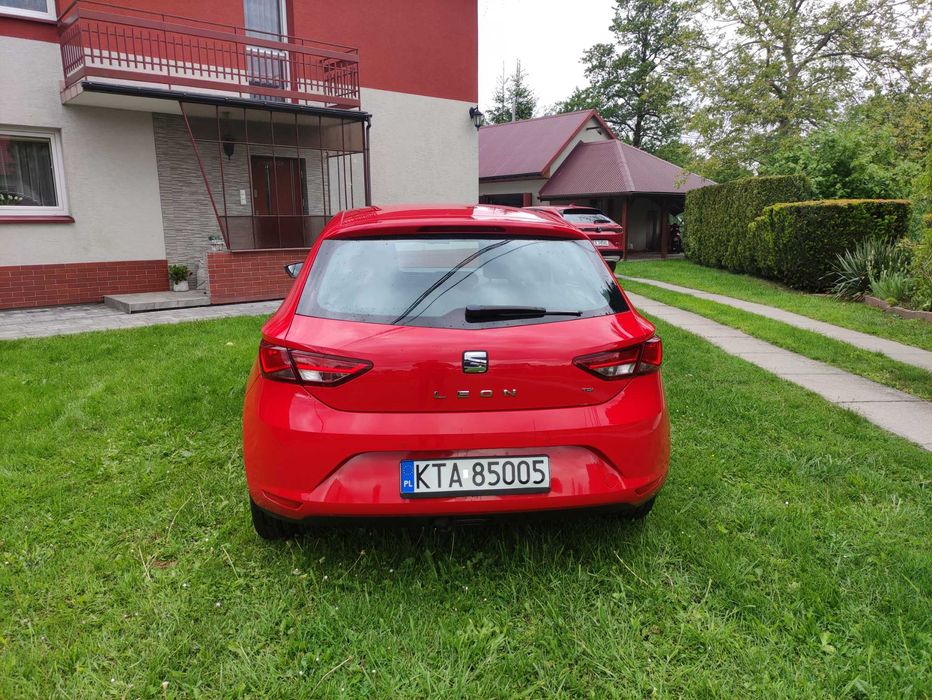Seat Leon 3 1.6 TDI 1 właściciel w PL, Hak, grzane fotele, 2kpl kół,