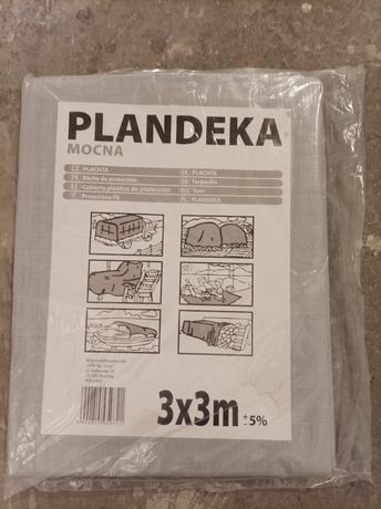 Nowa Plandeka kolor szary