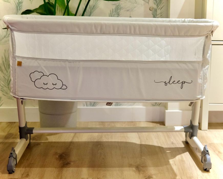 Berço Asalvo Co-Sleeping Nuvens Cinza (Next2me)