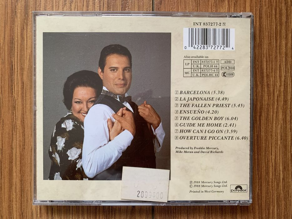 Freddie Mercury & Montserrat Caballé - Barcelona - cd