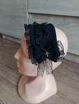 Opaska , headdress  czarny alternative gothic