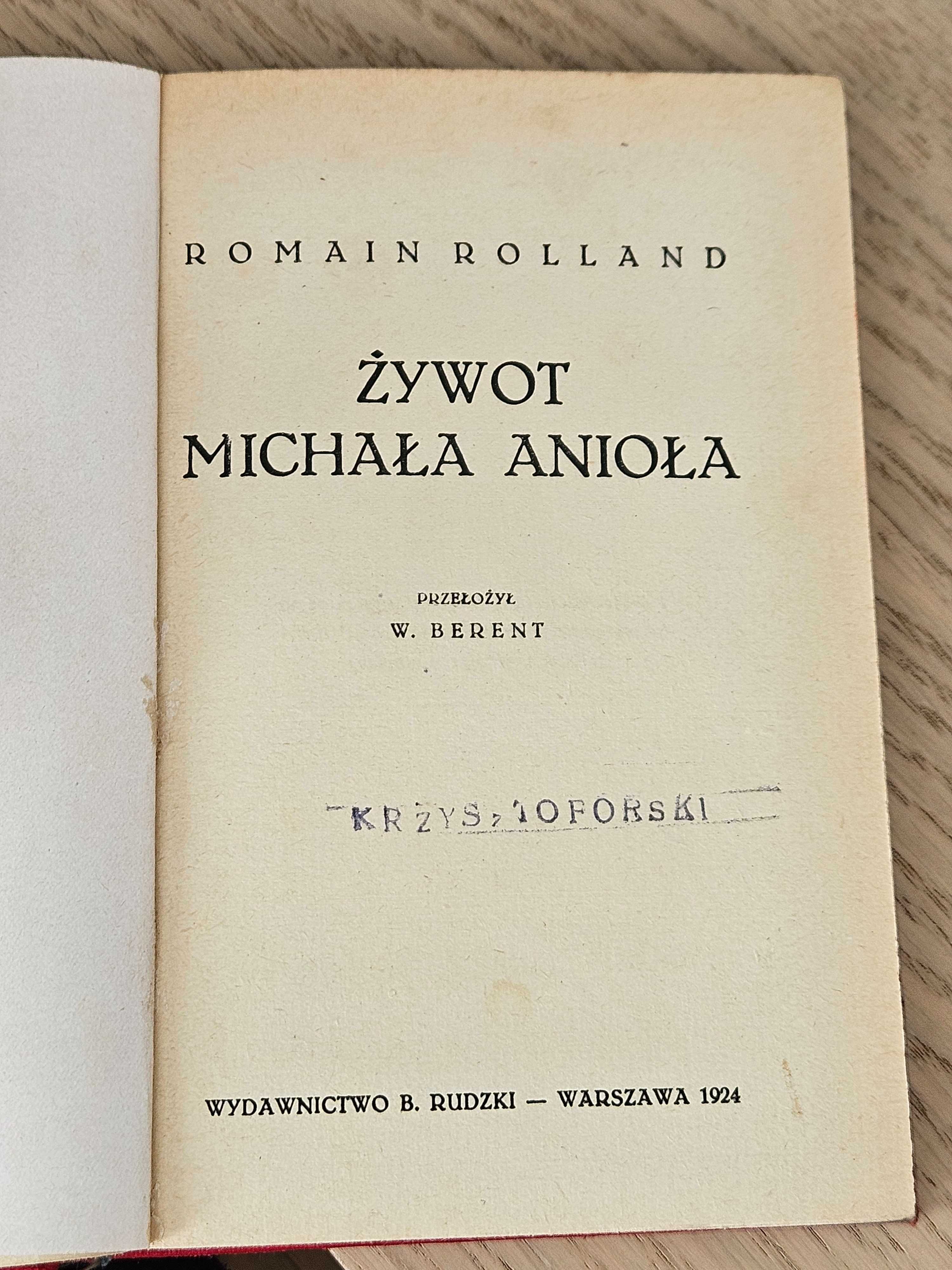 Żywot Michała Anioła - Romain Roland