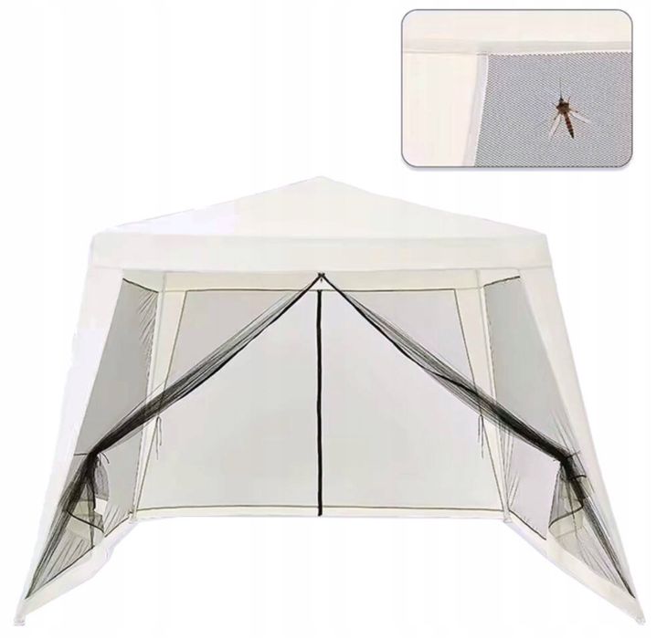 Pawilon Namiot Ogrodowy Altana 3x3m Moskitiera Wodoodporny na Taras