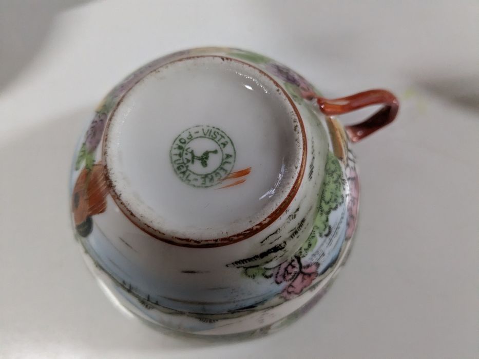 Chávenas vista alegre com motivos orientais