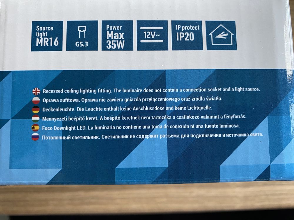 Oprawa sufitowa punktowa Led Labs CLEO czarna okrągła MR16 35W 12V