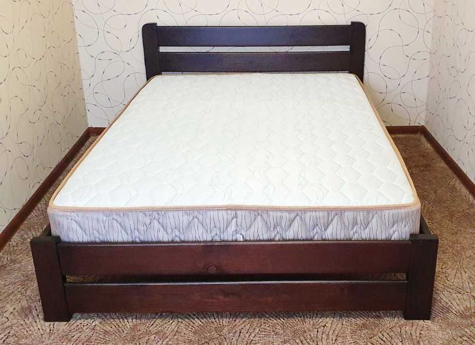 Кровать деревянная Рич 180х200 двуспальная/кровать из дерева усиленная