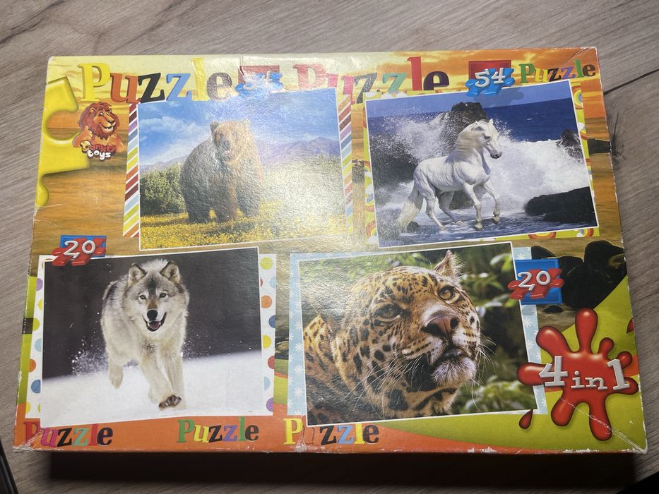 Пазли дитячі на 30 24 60 64 80 елементів