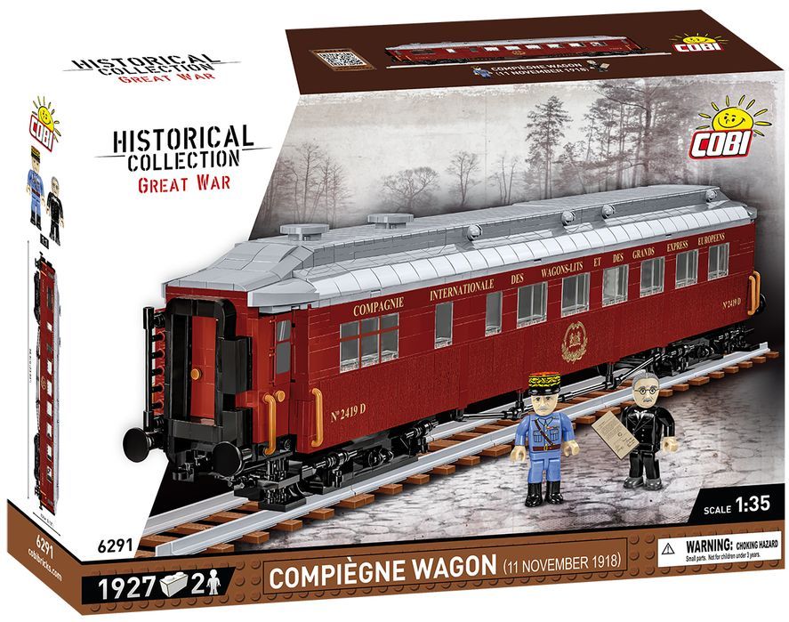 Klocki Cobi 6291 Compiegne Wagon 1918  Hc 1927 El.