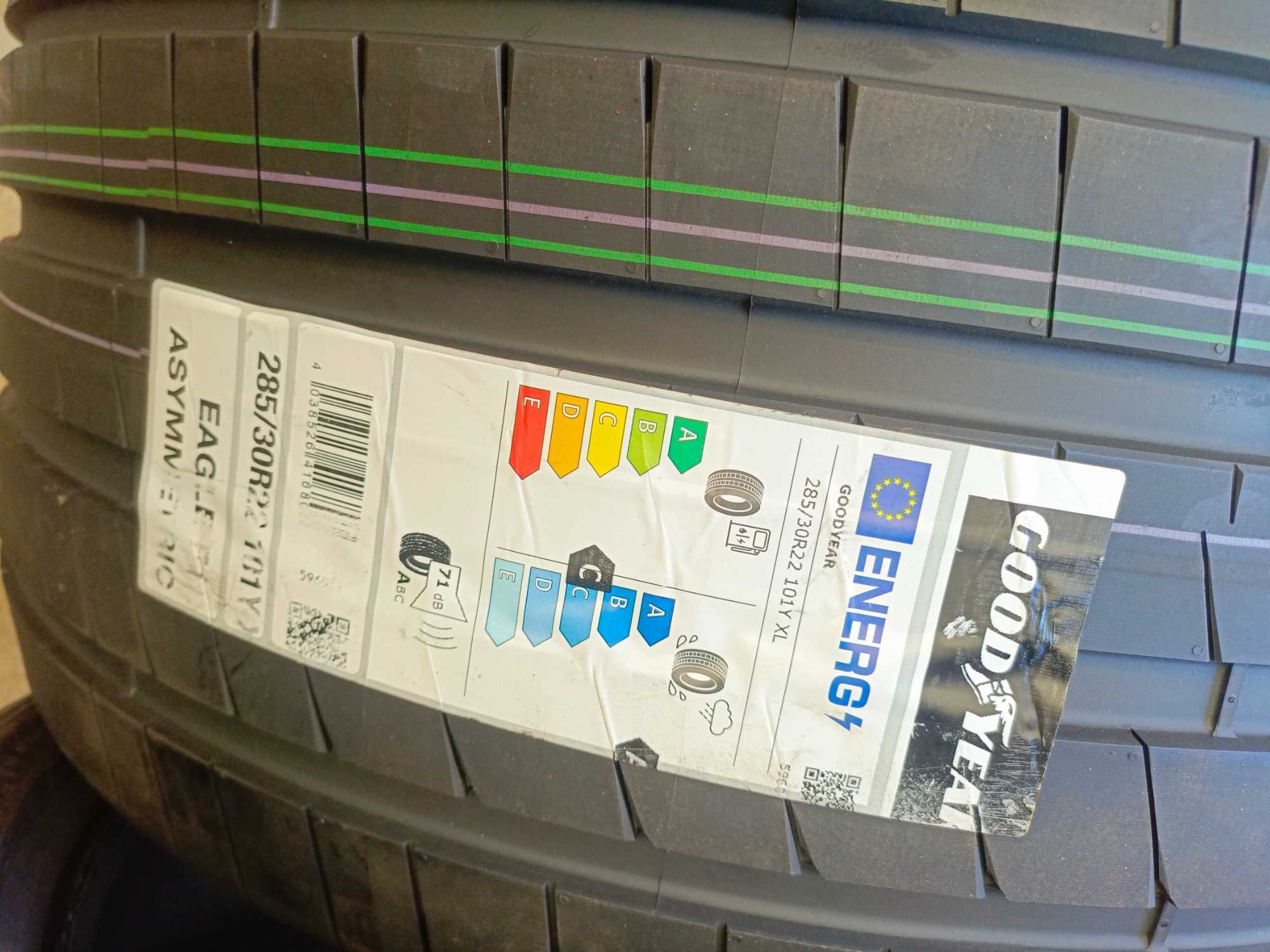 (C) Nowe opony letnie 285/30/22 Goodyear 2024r