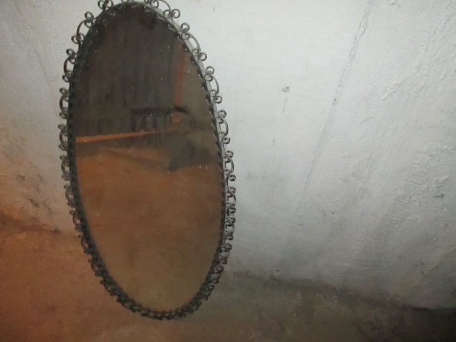 Stare lustro metalowe