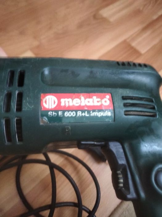Дрель Метабо Sb E 600 R+L импульс