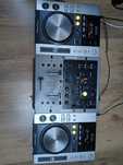 Mixer dj  crossfader cyfrowy Numark x6 + 2x Pioneer CDJ 200