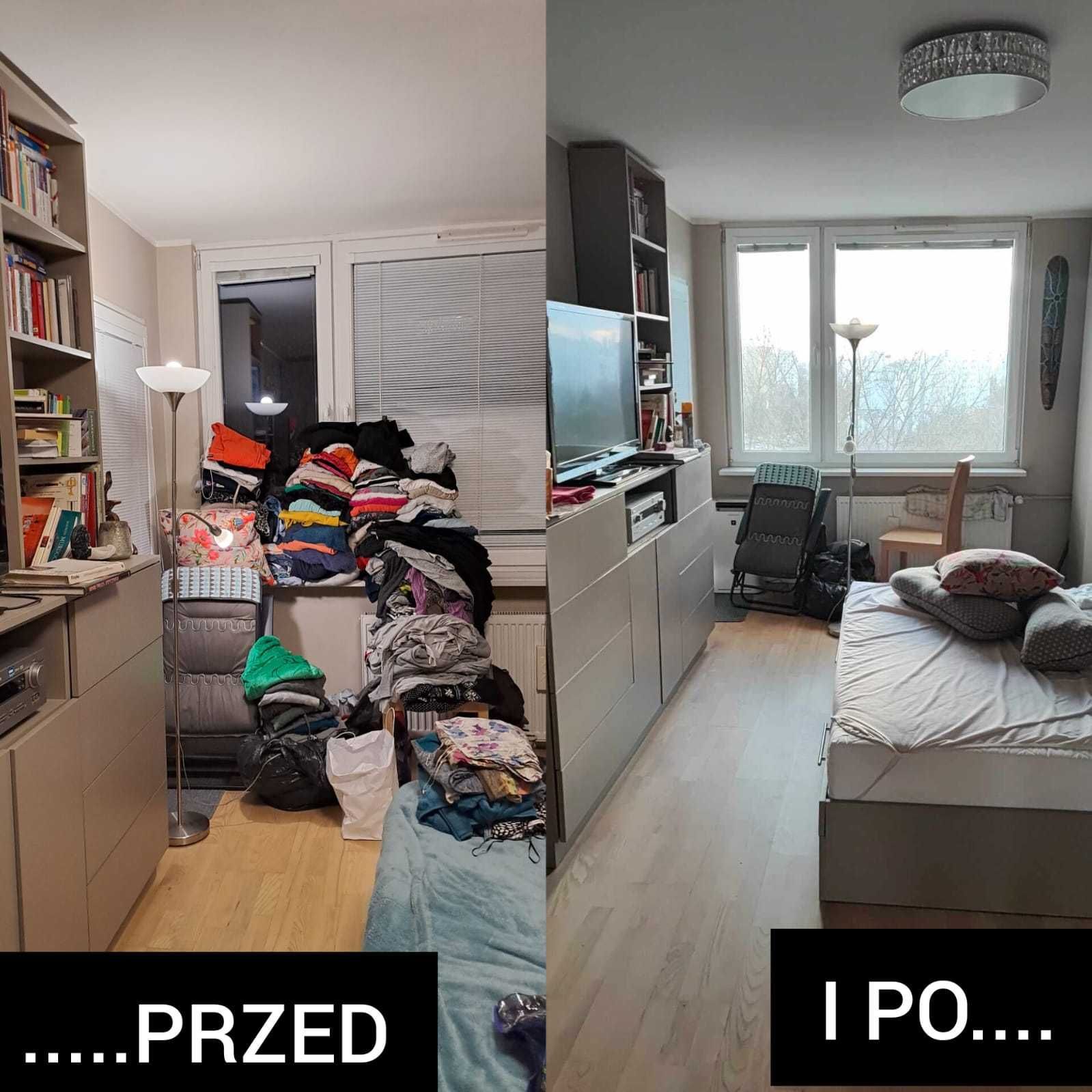 Odgracanie, porządki, organizacja przestrzeni,  decluttering Warszawa